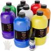 imageNicpro 14 Colors Large Bulk Acrylic Pour Paint Set 338 oz1000 ml Premixed High Flow Art Pouring Paint Supplies Kit with Silicone Pour Oil Gloves for Beginner Cell Creation Flow DIY Ready to Pour8 Colors