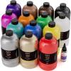 imageNicpro 14 Colors Large Bulk Acrylic Pour Paint Set 338 oz1000 ml Premixed High Flow Art Pouring Paint Supplies Kit with Silicone Pour Oil Gloves for Beginner Cell Creation Flow DIY Ready to Pour14 Colors