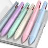 imageNicpro 6 Pack Multicolor Pen in One 4IN1 Multi Colored Pen Fine Point Ballpoint Pen 05mm Cute Multi Ink Pens 4 Color Pen in One for School Student Nurse Note Taking Writing Office Supplies