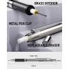 imageNicpro 05 mm Art Mechanical Pencils Set in Gift Case 6 PCS Metal Drafting Pencil 05mm with 6 Tube HB Lead Refills ampamp 18 PCS Eraser Refills for Adults Children Artist Writing Drawing Sketching09mm