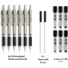 imageNicpro 05 mm Art Mechanical Pencils Set in Gift Case 6 PCS Metal Drafting Pencil 05mm with 6 Tube HB Lead Refills ampamp 18 PCS Eraser Refills for Adults Children Artist Writing Drawing Sketching5 Count Pack of 6