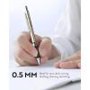 imageNicpro 05 mm Art Mechanical Pencils Set in Gift Case 6 PCS Metal Drafting Pencil 05mm with 6 Tube HB Lead Refills ampamp 18 PCS Eraser Refills for Adults Children Artist Writing Drawing Sketching5 Count Pack of 6