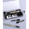 imageNicpro 05 mm Art Mechanical Pencils Set in Gift Case 6 PCS Metal Drafting Pencil 05mm with 6 Tube HB Lead Refills ampamp 18 PCS Eraser Refills for Adults Children Artist Writing Drawing Sketching07mm