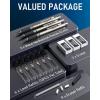 imageNicpro 05 mm Art Mechanical Pencils Set in Gift Case 6 PCS Metal Drafting Pencil 05mm with 6 Tube HB Lead Refills ampamp 18 PCS Eraser Refills for Adults Children Artist Writing Drawing Sketching05mm
