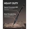 imageNicpro 09 Metal Mechanical Pencil Set with Case 3PCS Hevey Duty MP2000 Lead Pencil With 6 Tube HB Lead Refills 09mm Erasers Weatherproof Barrel for Outdoor Writing Drafting Drawing Sketching09mm
