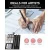 imageNicpro 09 Metal Mechanical Pencil Set with Case 3PCS Hevey Duty MP2000 Lead Pencil With 6 Tube HB Lead Refills 09mm Erasers Weatherproof Barrel for Outdoor Writing Drafting Drawing Sketching05mm  07mm