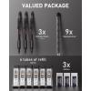 imageNicpro 09 Metal Mechanical Pencil Set with Case 3PCS Hevey Duty MP2000 Lead Pencil With 6 Tube HB Lead Refills 09mm Erasers Weatherproof Barrel for Outdoor Writing Drafting Drawing Sketching09mm