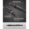 imageNicpro 09 Metal Mechanical Pencil Set with Case 3PCS Hevey Duty MP2000 Lead Pencil With 6 Tube HB Lead Refills 09mm Erasers Weatherproof Barrel for Outdoor Writing Drafting Drawing Sketching09mm
