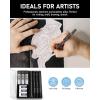 imageNicpro 09 Metal Mechanical Pencil Set with Case 3PCS Hevey Duty MP2000 Lead Pencil With 6 Tube HB Lead Refills 09mm Erasers Weatherproof Barrel for Outdoor Writing Drafting Drawing Sketching05mm