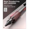 imageNicpro 09 Metal Mechanical Pencil Set with Case 3PCS Hevey Duty MP2000 Lead Pencil With 6 Tube HB Lead Refills 09mm Erasers Weatherproof Barrel for Outdoor Writing Drafting Drawing Sketching050709 mm