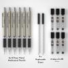 imageNicpro 09 mm Art Mechanical Pencils Set in Gift Case 6 PCS Metal Drafting Pencil 09mm with 6 Tube HB Lead Refills ampamp 18 PCS Eraser Refills for Adults Children Artist Writing Drawing Sketching