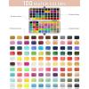 imageNicpro 100 Colors Watercolor Paint Set include Metallic Macaron ampamp Fluorescent 8 Synthetic Squirrel Painting Brushes 25 Water Color Paper Palette Art Supplies Kit for Artist Adult Kid Beginner with Gift Box100 Colors Watercolor Set