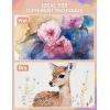 imageNicpro 100 Colors Watercolor Paint Set include Metallic Macaron ampamp Fluorescent 8 Synthetic Squirrel Painting Brushes 25 Water Color Paper Palette Art Supplies Kit for Artist Adult Kid Beginner with Gift Box128 Colors Watercolor Set