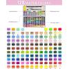 imageNicpro 100 Colors Watercolor Paint Set include Metallic Macaron ampamp Fluorescent 8 Synthetic Squirrel Painting Brushes 25 Water Color Paper Palette Art Supplies Kit for Artist Adult Kid Beginner with Gift Box128 Colors Watercolor Set
