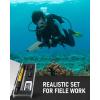 imageNicpro 13 mm Mechanical Pencils Set with Lead Refill Black ampamp Colors Eraser  Orange Weatherproof Metal Heavy Duty Carpenter Pencil for Outdoor Marking Drafting Drawing Sketching Woodworking in CaseYellow