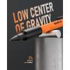 imageNicpro 13 mm Mechanical Pencils Set with Lead Refill Black ampamp Colors Eraser  Orange Weatherproof Metal Heavy Duty Carpenter Pencil for Outdoor Marking Drafting Drawing Sketching Woodworking in CaseOrange