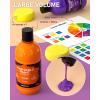 imageNicpro 18 Colors Large Washable Paint Set for Kid 84oz250 ml Acrylic Bulk Paint Supplies Non Toxic Children Tempera Paint for Art Craft DIY Poster ampamp Finger Paint School HomeClassroom Party14 Colors