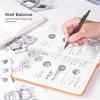 imageNicpro 2 PCS Mechanical Pencil 05mm ampamp 07 mm with Case MP1000 Metal Artist Pencil Set with 6 Tubes HB Lead Refills 3 Erasers 9 Eraser Refills For Art Writing Drafting Drawing Sketch SilverBlack
