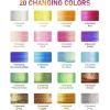 imageNicpro 20 Colors Iridescent Acrylic Paint 845oz  250ml Large Bulk Metallic Acrylic PaintColor Shifting ampamp NonToxic Art Painting Supplies For Canvas Fabric Rock Wood with Paint Knife Color Wheel