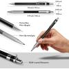 imageNicpro 20PCS Metal Mechanical Pencil Set in Leather Case 03 ampamp 05 ampamp 07 ampamp 09 mm ampamp 2mm Lead Pencil Holders 4B 2B HB 2H Lead Refills Black ampamp Colors Erasers For Art Drafting Sketching DrawingBlack