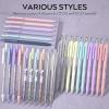 imageNicpro 26 PCS Pastel Mechanical Pencil 05 mm ampamp 07 mm with Bag for School with 6 Tubes HB Lead Refills 18 Pcs Eraser Refills For Student Writing Drawing Sketching