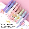 imageNicpro 26 PCS Pastel Mechanical Pencil 05 mm ampamp 07 mm with Bag for School with 6 Tubes HB Lead Refills 18 Pcs Eraser Refills For Student Writing Drawing Sketching