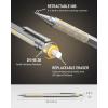 imageNicpro 3 Pack Blocky Gear 05 mm Metal Mechanical Pencils Set with Case Lead Drafting Pencil with 8 Tube 480PCS Lead RefillsHB 2B 4 Erasers 18 Eraser Refills for Art Writing Sketching Drawing09mm