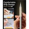 imageNicpro 3 Pack Blocky Gear 05 mm Metal Mechanical Pencils Set with Case Lead Drafting Pencil with 8 Tube 480PCS Lead RefillsHB 2B 4 Erasers 18 Eraser Refills for Art Writing Sketching Drawing09mm