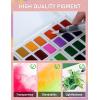 imageNicpro 48 Colors Watercolor Paint Set with 8PCS Painting Brushes 25 Sheet Water Color Paper 2 Water Brush Pens Palette Sponge Art Supplies Kit for Artist Adult Kid Beginner with Gift Box
