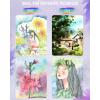 imageNicpro 50 Colors Watercolor Paint Set Including Metallic ampamp Fluorescent Color 8PCS Pastel Detail Painting Brush Water Color Paper Palette Art Supplies Kit for Artist Adult Beginner with Gift BoxSet 2