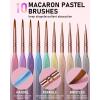 imageNicpro 50 Colors Watercolor Paint Set Including Metallic ampamp Fluorescent Color 8PCS Pastel Detail Painting Brush Water Color Paper Palette Art Supplies Kit for Artist Adult Beginner with Gift BoxSet 1