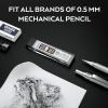 imageNicpro 600 PCS Lead Refills 05mm HB 2 Break Resistant Mechanical Pencil Refills 05 mm 60 Pack Per Tube 10 Tubes60 Count Pack of 10