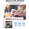 imageNicpro 6PCS Art Mechanical Pencil Set 3PCS Metal Drafting Pencil 05 mm ampamp 07 mm ampamp 09 mm ampamp 3PCS 2mm Graphite Lead Holder 2B HB 2H For Writing Sketching Drawing With Lead Refills CaseGold