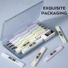imageNicpro 8 Pack 05mm Pastel Mechanical Pencil Set Fast Click Aesthetic Lead Drafting Pencils 05 mm with 480PCS HB Lead Refills 3 Erasers for Artist School Student Writing Drawing Sketching with Case4PCS05mm