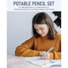 imageNicpro 8 Pack 05mm Pastel Mechanical Pencil Set Fast Click Aesthetic Lead Drafting Pencils 05 mm with 480PCS HB Lead Refills 3 Erasers for Artist School Student Writing Drawing Sketching with Case8PCS05mm