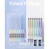 imageNicpro 8 Pack 05mm Pastel Mechanical Pencil Set Fast Click Aesthetic Lead Drafting Pencils 05 mm with 480PCS HB Lead Refills 3 Erasers for Artist School Student Writing Drawing Sketching with Case8PCS05  07mm