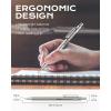 imageNicpro 8 Pack 05mm ampamp 07mm Metal Mechanical Pencil Set Lead Drafting Pencil for Artist Writing Sketching Drawing with 8 Tubes HB Lead Refills 3PCS 4B Eraser 9PCS Eraser Refills  With Case05mm  07mm