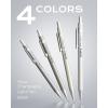 imageNicpro 8 Pack 05mm ampamp 07mm Metal Mechanical Pencil Set Lead Drafting Pencil for Artist Writing Sketching Drawing with 8 Tubes HB Lead Refills 3PCS 4B Eraser 9PCS Eraser Refills  With Case05mm  07mm
