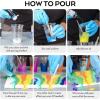 imageNicpro Acrylic Pouring Kit Artist Starter Supplies Including 19 Colors Acrylic PaintsPouring Medium Silicone Oil Canvases Gloves Strainers Mixing Stick Instructions for Flow DIY Painting19 COLORS