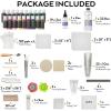 imageNicpro Acrylic Pouring Kit Artist Starter Supplies Including 19 Colors Acrylic PaintsPouring Medium Silicone Oil Canvases Gloves Strainers Mixing Stick Instructions for Flow DIY Painting19 COLORS