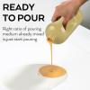 imageNicpro Titanium White Color Acrylic Pour Paint 32 Ounce PreMixed Pouring Paint Supplies with Silicone Pour Oil ampamp Gloves for Canvas Rock Wood Cell Creation Flow DIY Art Painting Ready to Pour32ozgold