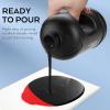 imageNicpro Titanium White Color Acrylic Pour Paint 32 Ounce PreMixed Pouring Paint Supplies with Silicone Pour Oil ampamp Gloves for Canvas Rock Wood Cell Creation Flow DIY Art Painting Ready to Pour676ozblack