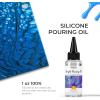 imageNicpro Titanium White Color Acrylic Pour Paint 32 Ounce PreMixed Pouring Paint Supplies with Silicone Pour Oil ampamp Gloves for Canvas Rock Wood Cell Creation Flow DIY Art Painting Ready to Pour676ozblack