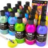 imageNicpro 20 Colors Iridescent Acrylic Paint 845oz  250ml Large Bulk Metallic Acrylic PaintColor Shifting ampamp NonToxic Art Painting Supplies For Canvas Fabric Rock Wood with Paint Knife Color Wheel