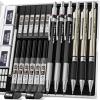 imageNicpro 6PCS Art Mechanical Pencil Set 3PCS Metal Drafting Pencil 05 mm ampamp 07 mm ampamp 09 mm ampamp 3PCS 2mm Graphite Lead Holder 2B HB 2H For Writing Sketching Drawing With Lead Refills CaseSilver