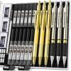 imageNicpro 6PCS Art Mechanical Pencil Set 3PCS Metal Drafting Pencil 05 mm ampamp 07 mm ampamp 09 mm ampamp 3PCS 2mm Graphite Lead Holder 2B HB 2H For Writing Sketching Drawing With Lead Refills CaseGold