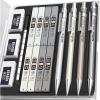 imageNicpro 8 Pack 05mm ampamp 07mm Metal Mechanical Pencil Set Lead Drafting Pencil for Artist Writing Sketching Drawing with 8 Tubes HB Lead Refills 3PCS 4B Eraser 9PCS Eraser Refills  With Case05 mm