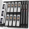 imageNicpro 05 mm Mechanical Pencils Set with Case 3 Metal Artist Pencil With 480PCS HB Lead Refills 3 Erasers9 Eraser Refills For Architect Art Writing Drafting Drawing Engineering Sketching BlackBlack