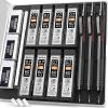 imageNicpro 05 mm Mechanical Pencils Set with Case 3 Metal Artist Pencil With 480PCS HB Lead Refills 3 Erasers9 Eraser Refills For Architect Art Writing Drafting Drawing Engineering Sketching BlackBlack