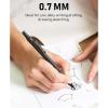 imageNicpro 05 mm Mechanical Pencils Set with Case 3 Metal Artist Pencil With 480PCS HB Lead Refills 3 Erasers9 Eraser Refills For Architect Art Writing Drafting Drawing Engineering Sketching BlackBlack